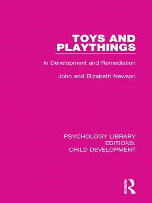 cover image of Toys and Playthings